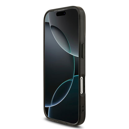 iPhone 17 Kılıf AMG Orijinal Lisanslı M-safe Şarj Özellikli Çift Katmanlı Kırmızı Çapraz Çizgili Kılıf