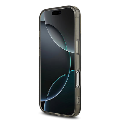 iPhone 17 Kılıf AMG Orijinal Lisanslı M-safe Şarj Özellikli IML Baskı Logolu Çift Katmanlı Bow Lines Kılıf