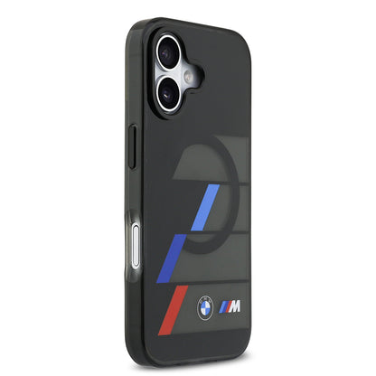 iPhone 17 Kılıf BMW Orijinal Lisanslı M-safe Şarj Özellikli IML Baskılı Üç Renkli M Dizayn Kılıf