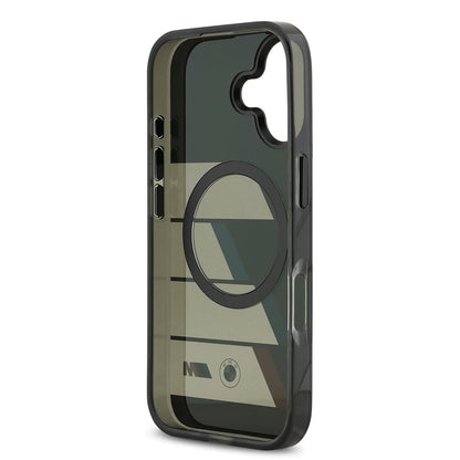 iPhone 17 Kılıf BMW Orijinal Lisanslı M-safe Şarj Özellikli IML Baskılı Üç Renkli M Dizayn Kılıf