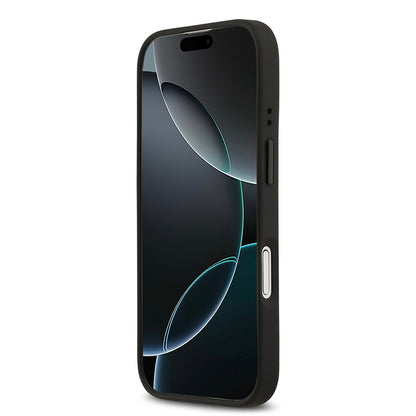 iPhone 17 Kılıf BMW Orijinal Lisanslı M-safe Şarj Özellikli Metal BMW ve M Logolu PU Karbon Tasarımlı Kılıf