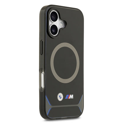 iPhone 17 Kılıf BMW Orijinal Lisanslı M-safe Şarj Özellikli Metal Buton Tasarımlı IML Baskılı M Dizayn Kılıf