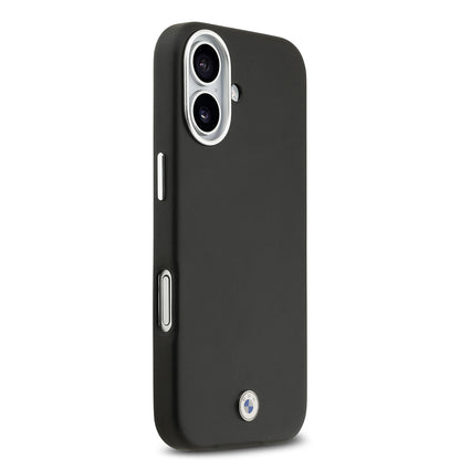 iPhone 17 Kılıf BMW Orijinal Lisanslı M-safe Şarj Özellikli Metal Logolu Tam Kaplama Deri Kılıf