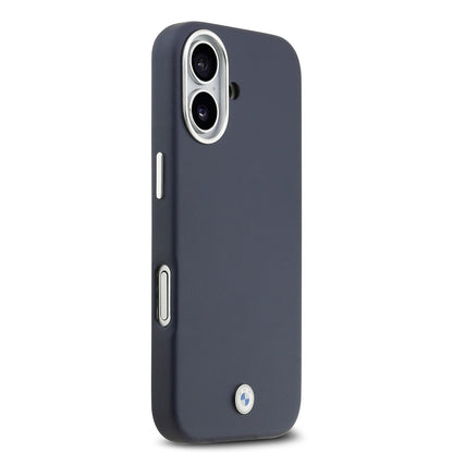 iPhone 17 Kılıf BMW Orijinal Lisanslı M-safe Şarj Özellikli Metal Logolu Tam Kaplama Deri Kılıf
