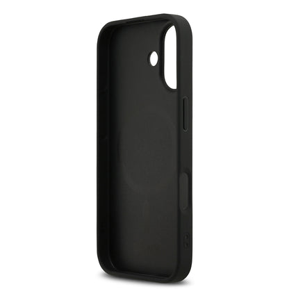 iPhone 17 Kılıf DKNY Orjinal Lisanslı M-safe Şarj Özellikli 3D Yazılı Grid Pattern Kılıf