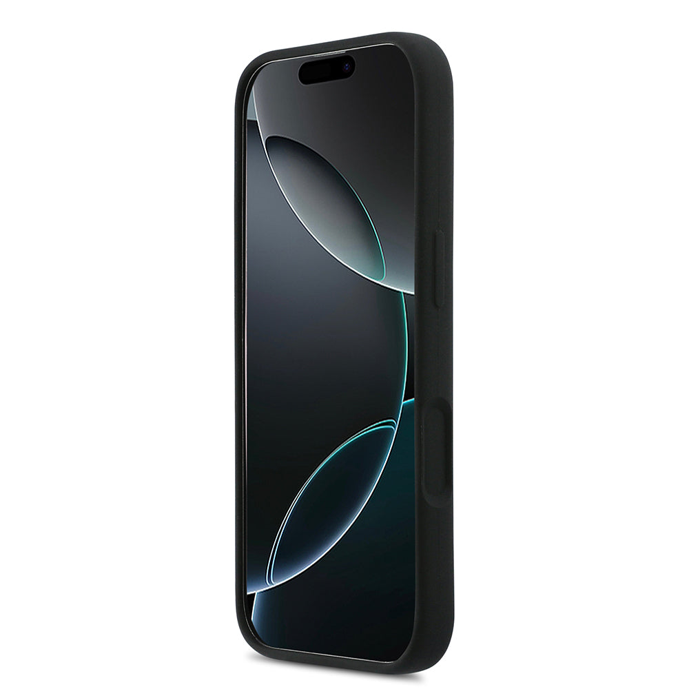 iPhone 17 Kılıf DKNY Orjinal Lisanslı M-safe Şarj Özellikli Metal Logolu Silikon Kılıf
