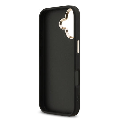 iPhone 17 Kılıf Guess Orijinal Lisanslı 4G Büyük Metal Kamera Çerçeveli ve Logolu Glitter Kılıf