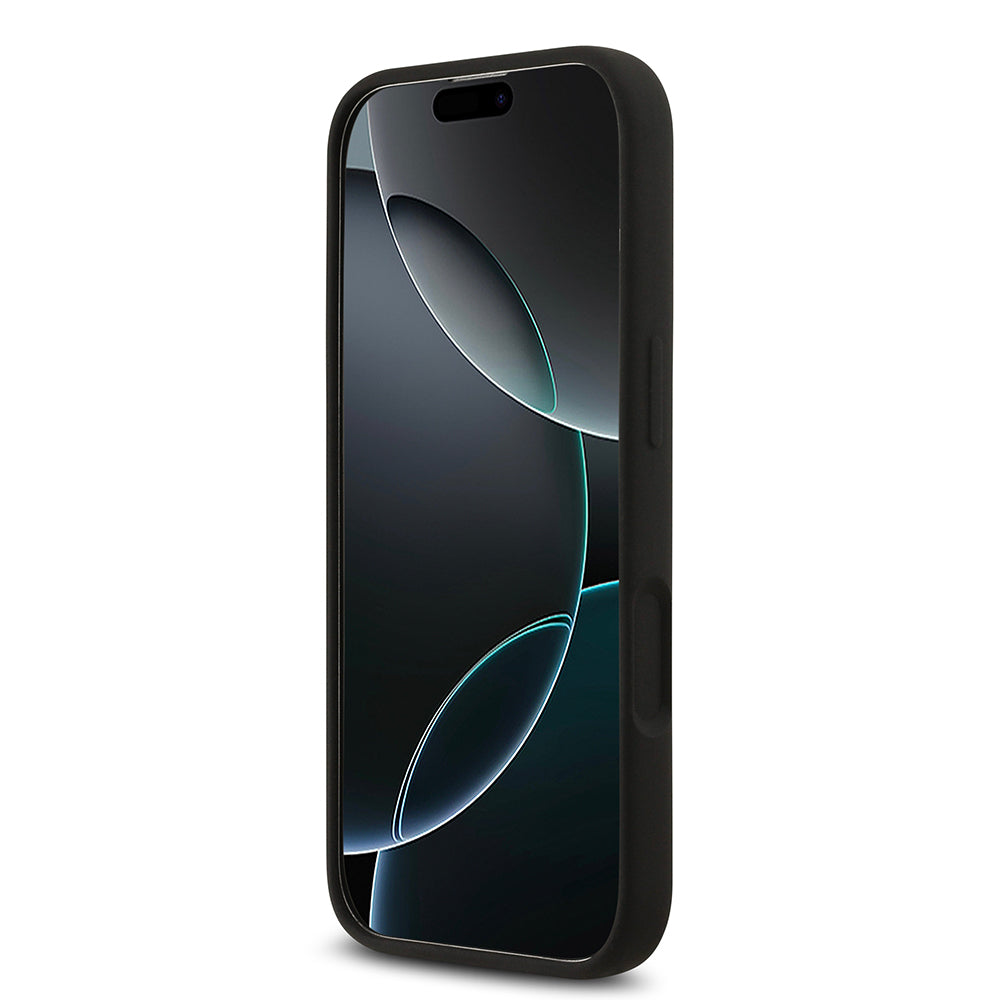 iPhone 17 Kılıf Guess Orijinal Lisanslı Grained Yazı Logolu Kılıf