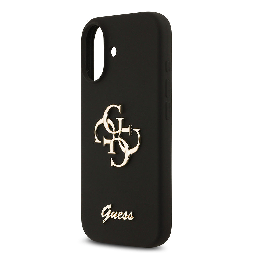 iPhone 17 Kılıf Guess Orijinal Lisanslı Grained Yazı Logolu Kılıf