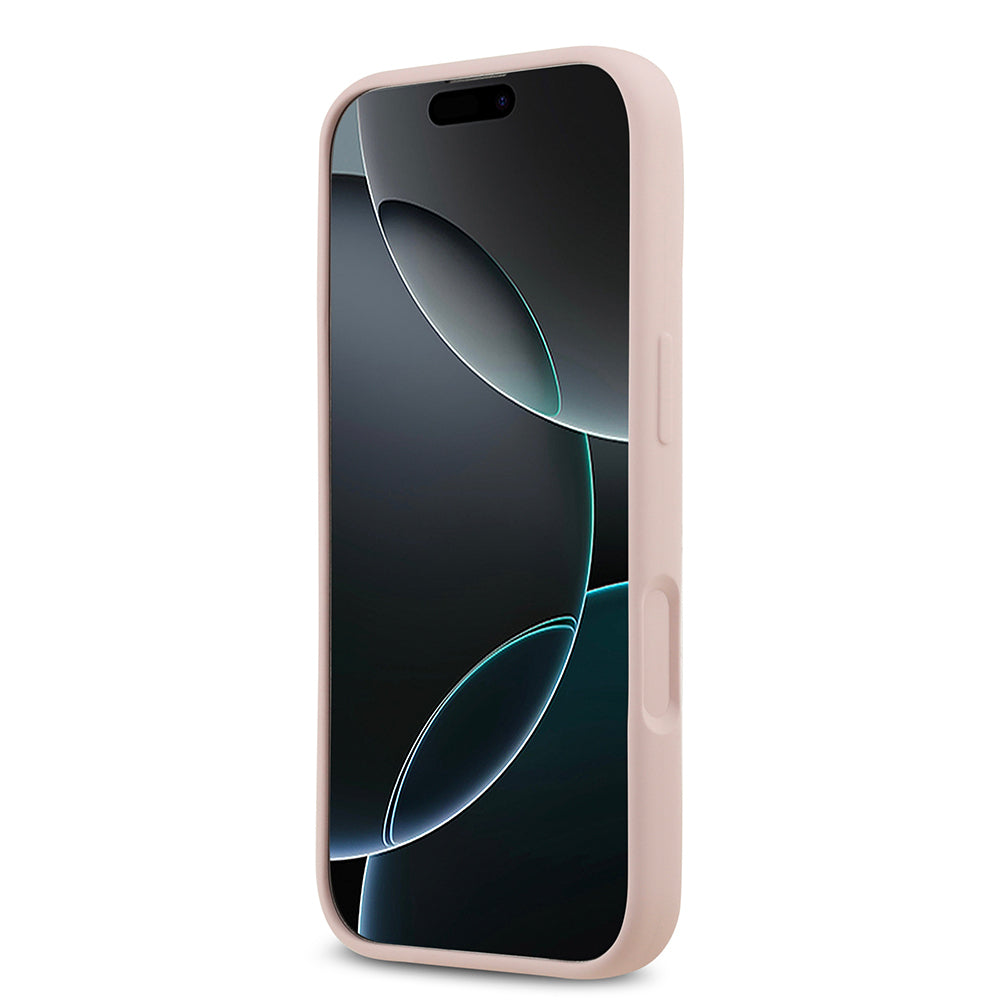 iPhone 17 Kılıf Guess Orijinal Lisanslı Grained Yazı Logolu Kılıf