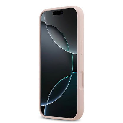 iPhone 17 Kılıf Guess Orijinal Lisanslı Grained Yazı Logolu Kılıf