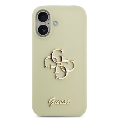 iPhone 17 Kılıf Guess Orijinal Lisanslı Grained Yazı Logolu Kılıf