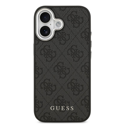iPhone 17 Kılıf Guess Orijinal Lisanslı M-safe Şarj Özellikli 4G Klasik Yazı Logolu Kılıf