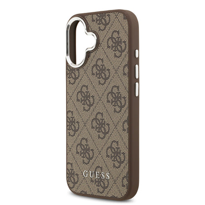 iPhone 17 Kılıf Guess Orijinal Lisanslı M-safe Şarj Özellikli 4G Klasik Yazı Logolu Kılıf