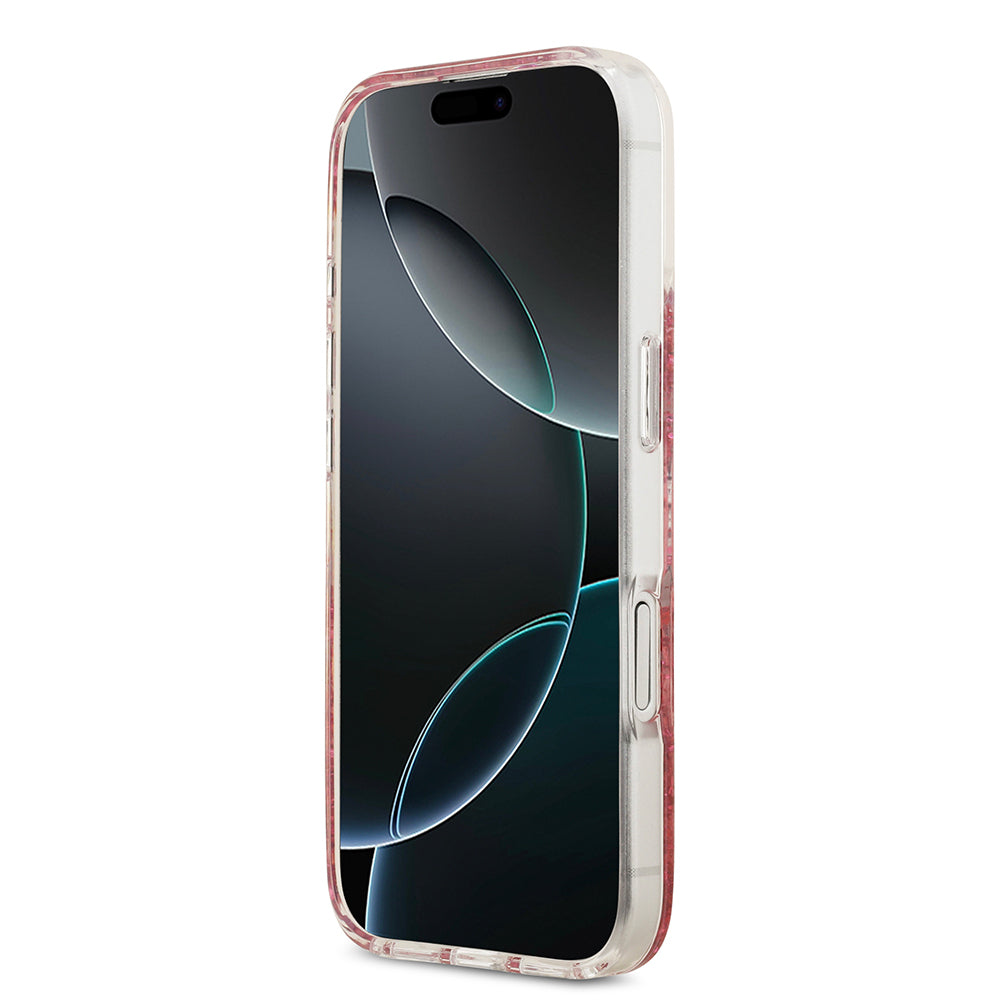 iPhone 17 Kılıf Guess Orijinal Lisanslı M-safe Şarj Özellikli Transparan Resin Bottom Kılıf