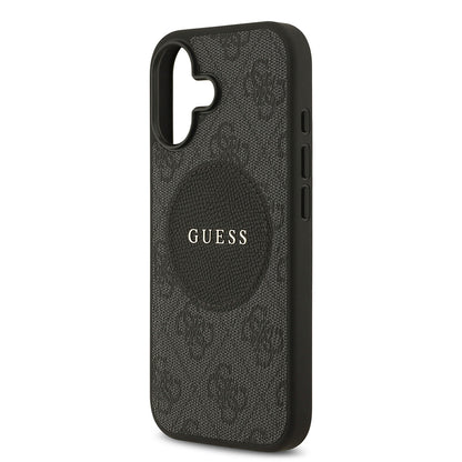iPhone 17 Kılıf Guess Orijinal Lisanslı M-safe Şarj Özellikli Yazı Logolu Circle Classic Kılıf