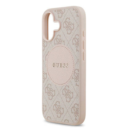 iPhone 17 Kılıf Guess Orijinal Lisanslı M-safe Şarj Özellikli Yazı Logolu Circle Classic Kılıf