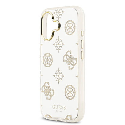 iPhone 17 Kılıf Guess Orijinal Lisanslı Metal Kamera Çerçeveli Simli Aynalı Kılıf