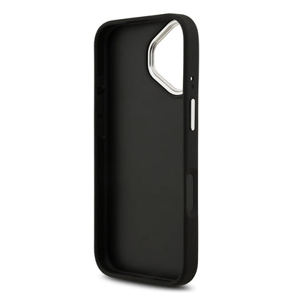 iPhone 17 Kılıf Guess Orijinal Lisanslı PU Deri 4G Büyük Metal Logo Dizaynlı Kılıf