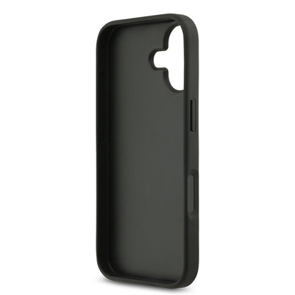 iPhone 17 Kılıf Guess Orijinal Lisanslı Taşlı Arka Yüzey Üçgen Logolu Kılıf