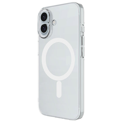 iPhone 17 Kılıf IC Çipli M-Safe Şarj Özellikli Şeffaf Kamera Çerçeveli Zore Toledo Kılıf