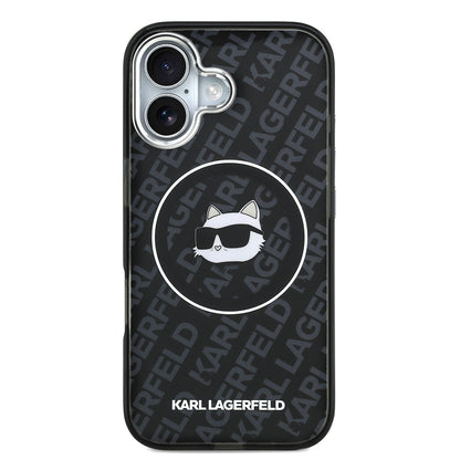 iPhone 17 Kılıf Karl Lagerfeld Orijinal Lisanslı IML Baskılı Choupette Heads Kılıf
