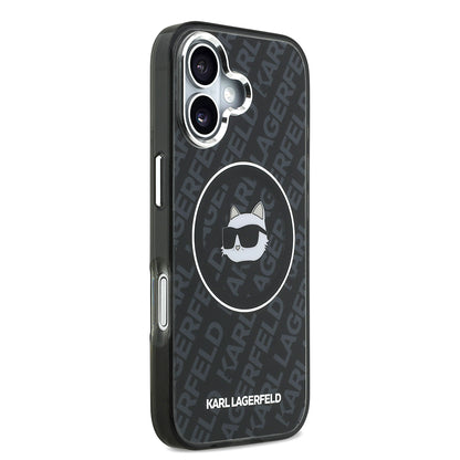 iPhone 17 Kılıf Karl Lagerfeld Orijinal Lisanslı IML Baskılı Choupette Heads Kılıf