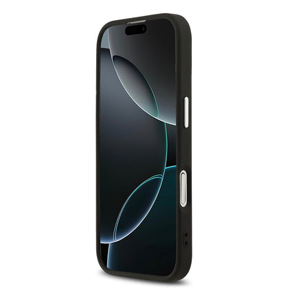 iPhone 17 Kılıf Karl Lagerfeld Orijinal Lisanslı M-safe Şarj Özellikli Metal Kamera ve Buton Tasarımlı Paris RSG PU Deri Kılıf