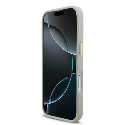 iPhone 17 Kılıf Lacoste Orijinal Lisanslı M-safe Şarj Özellikli Champs Elysees PU Deri Tasarımlı Kılıf