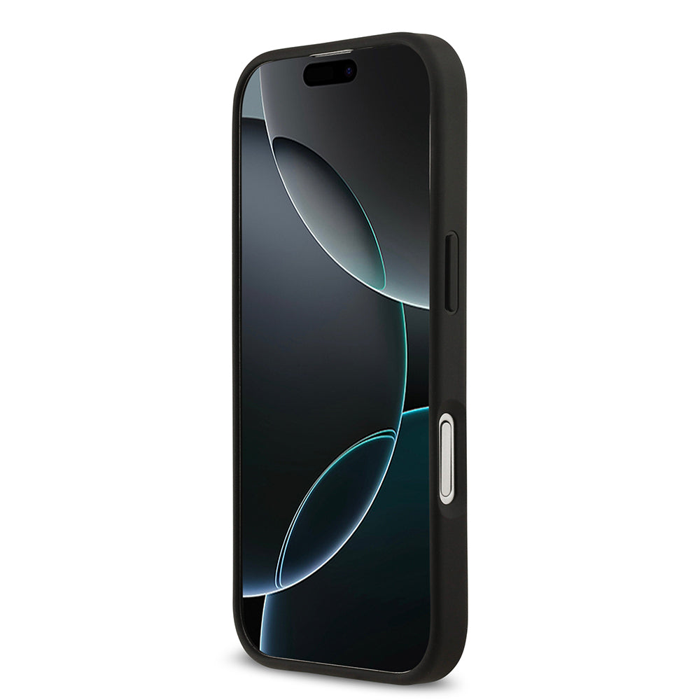 iPhone 17 Kılıf Lacoste Orijinal Lisanslı M-safe Şarj Özellikli PU Deri Tasarımlı Karışık Monogram Desenli Kılıf