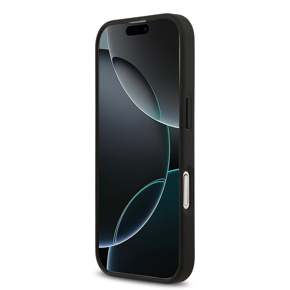 iPhone 17 Kılıf Lacoste Orijinal Lisanslı M-safe Şarj Özellikli PU Deri Tasarımlı Metal Logolu Kılıf