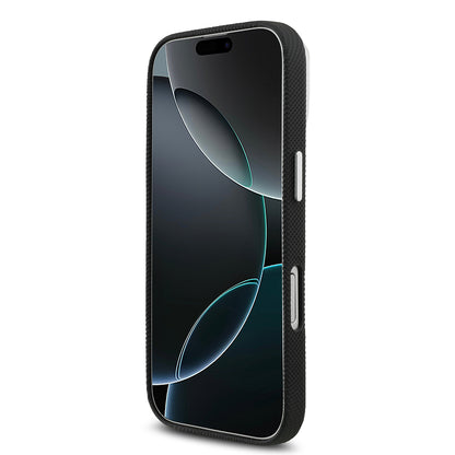 iPhone 17 Kılıf Lacoste Orijinal Lisanslı M-Safe Şarj Özellikli PVC Pike Desenli Arka Yüzey İkonik Timsah Dokuma Logolu Kılıf