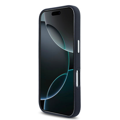 iPhone 17 Kılıf Lacoste Orijinal Lisanslı M-Safe Şarj Özellikli PVC Pike Desenli Arka Yüzey İkonik Timsah Dokuma Logolu Kılıf