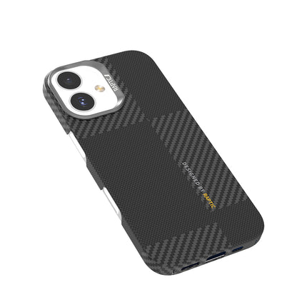 iPhone 17 Kılıf M-safe Şarj Özellikli 600D Metal Kamera Çerçeveli Raptic Aramid Fiber Geotik Serisi Kılıf