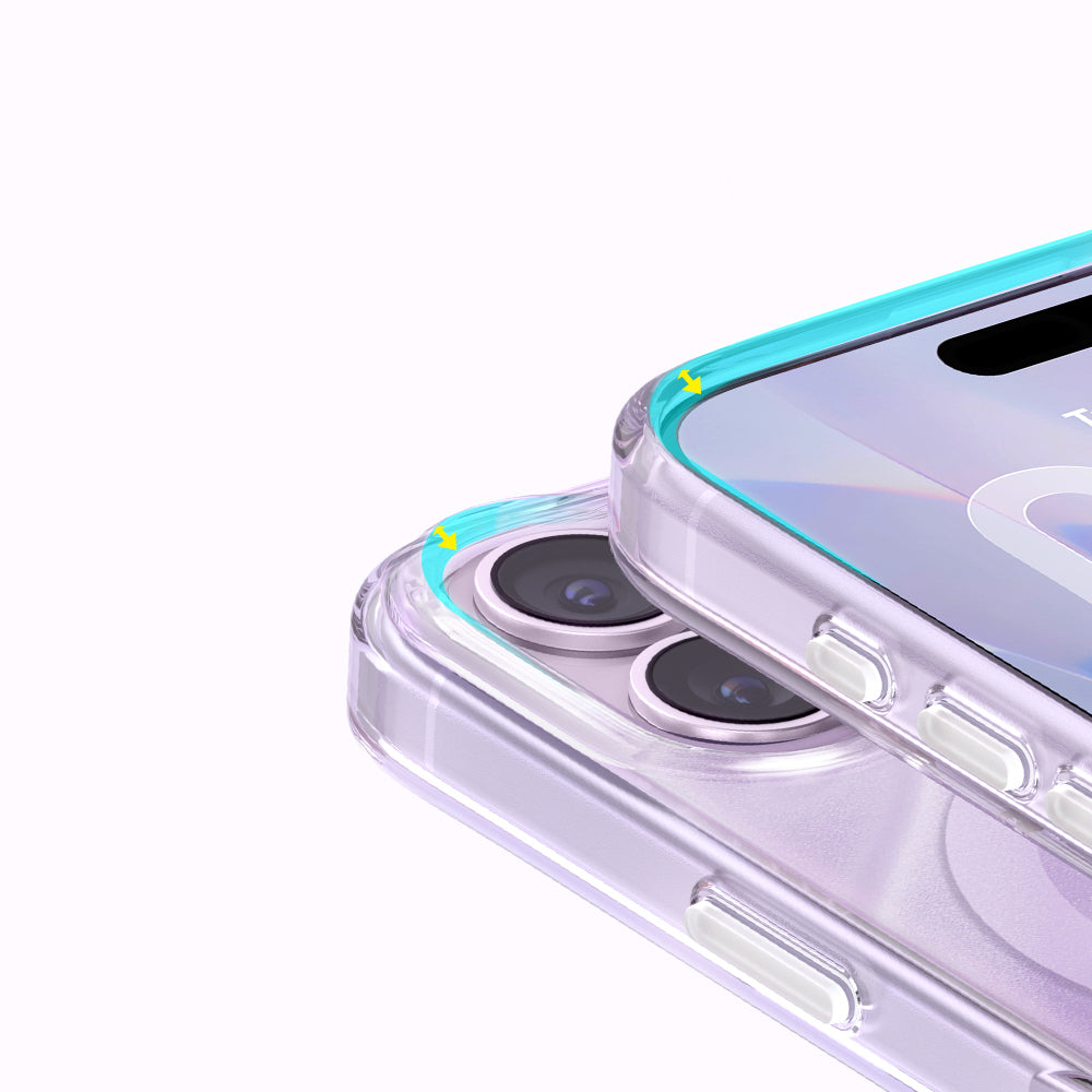 iPhone 17 Kılıf M-Safe Şarj Özellikli Orijinal Swarovski Taşlı Zore Paris Rovix Sert PC Kılıf