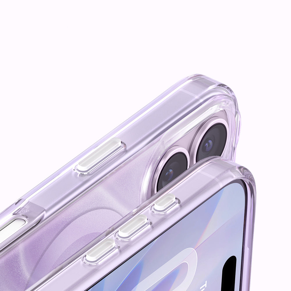 iPhone 17 Kılıf M-Safe Şarj Özellikli Orijinal Swarovski Taşlı Zore Paris Rovix Sert PC Kılıf