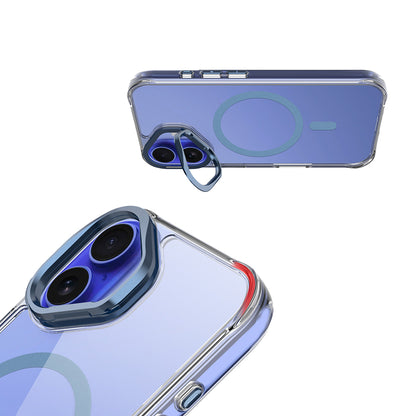 iPhone 17 Kılıf M-safe Şarj Özellikli Airbagli Kamera Standlı Zore Azor Kılıf