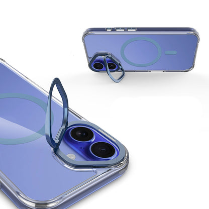 iPhone 17 Kılıf M-safe Şarj Özellikli Airbagli Kamera Standlı Zore Azor Kılıf