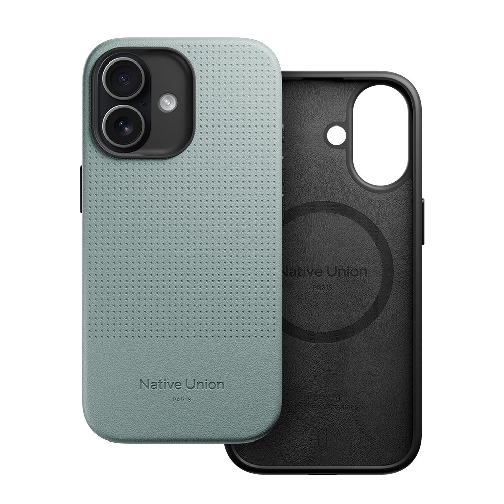 iPhone 17 Kılıf M-safe Şarj Özellikli Deri Dokulu Native Union 2025 Active Serisi Kılıf