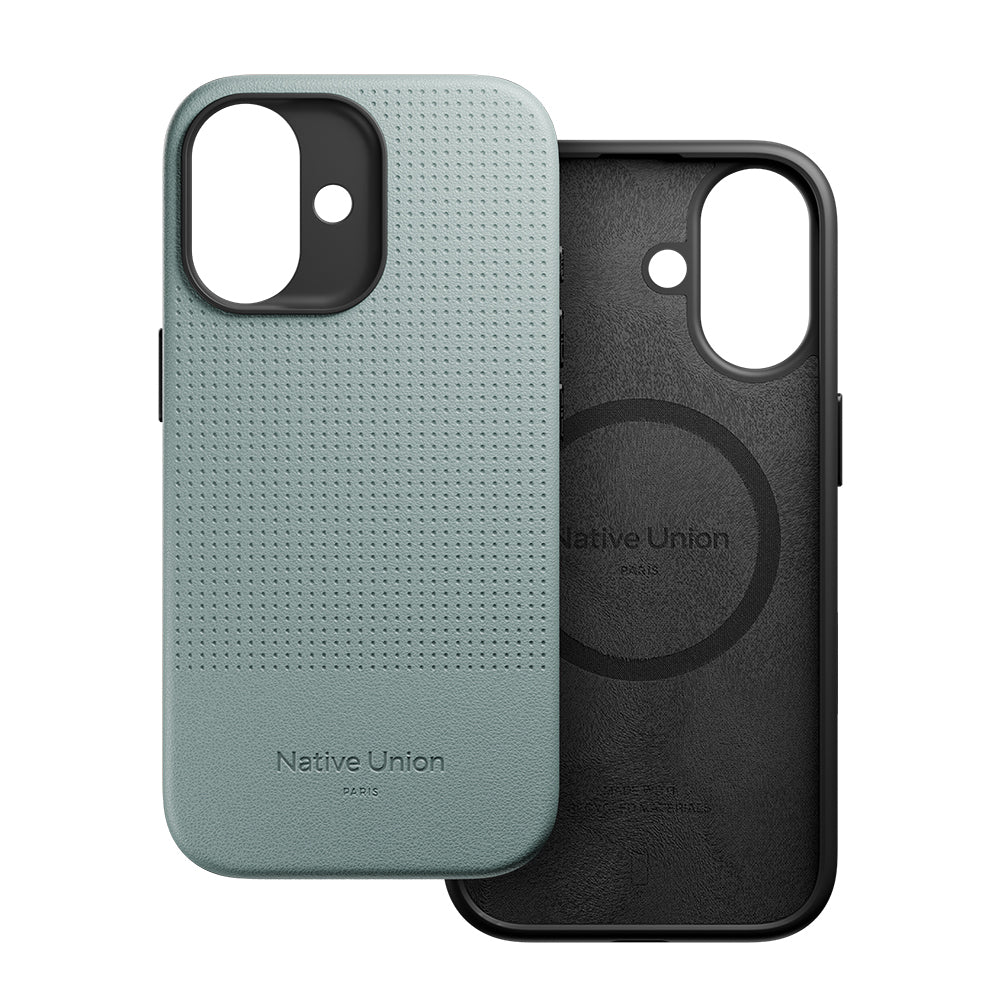iPhone 17 Kılıf M-safe Şarj Özellikli Deri Dokulu Native Union 2025 Active Serisi Kılıf