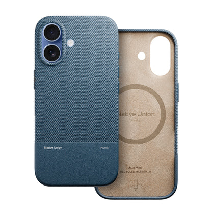 iPhone 17 Kılıf M-safe Şarj Özellikli Deri Dokulu Native Union RE Classic Serisi Kılıf