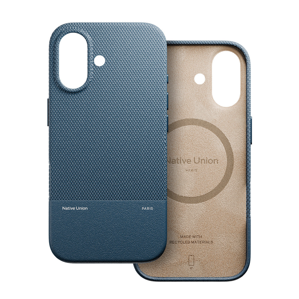 iPhone 17 Kılıf M-safe Şarj Özellikli Deri Dokulu Native Union RE Classic Serisi Kılıf