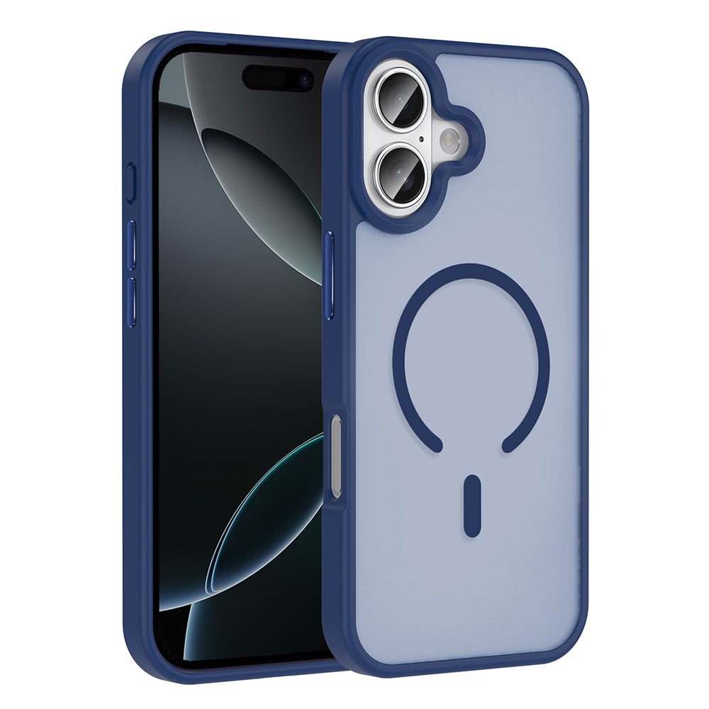 iPhone 17 Kılıf M-safe Şarj Özellikli Mat Arka Yüzey Zore Sio Kılıf