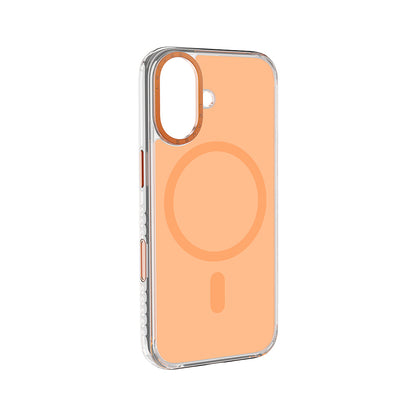 iPhone 17 Kılıf M-safe Şarj Özellikli Metal Kamera Çerçeveli Airbag Tasarımlı Lenyes CK221 Sert PC Kılıf