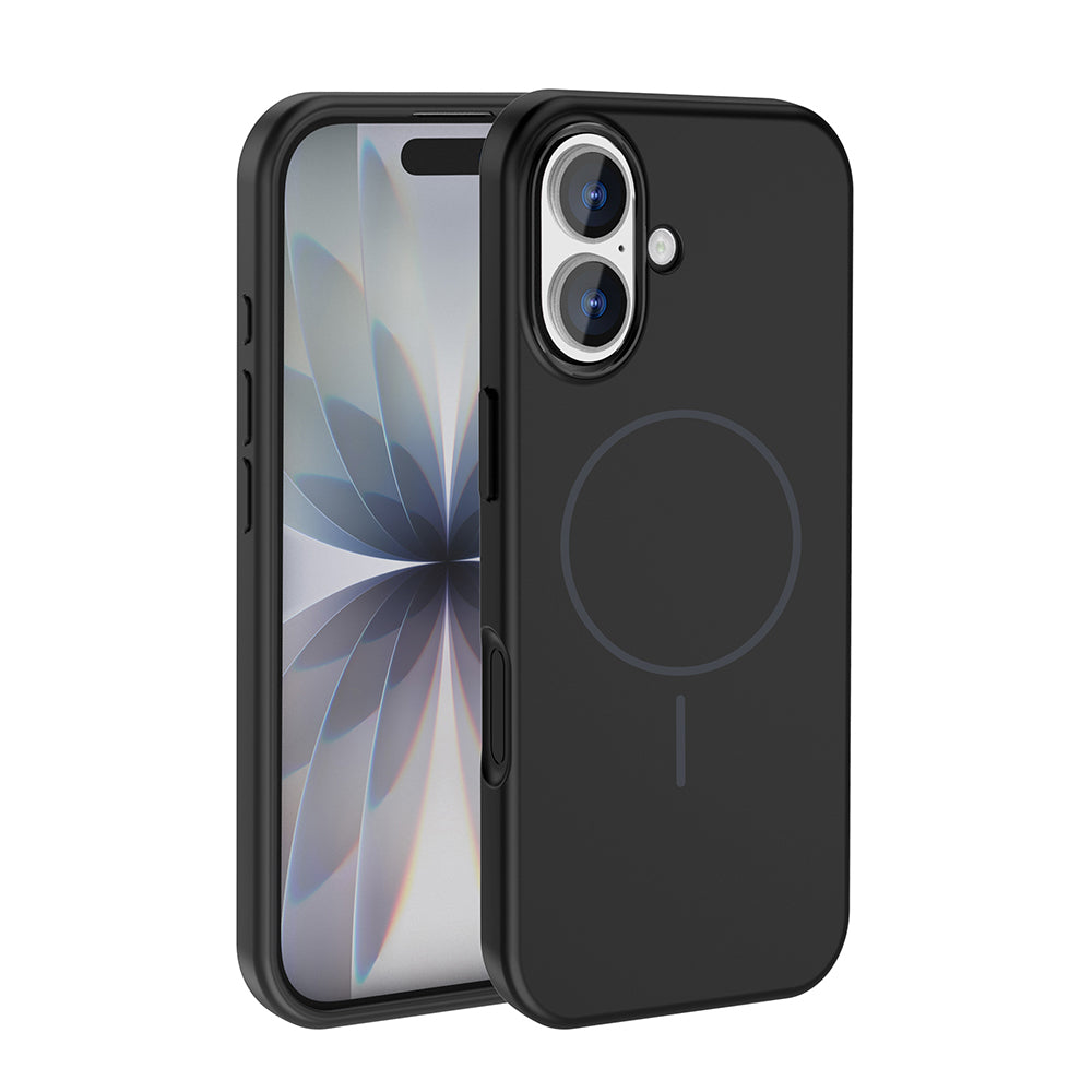 iPhone 17 Kılıf M-Safe Şarj Özellikli Metal Kamera Çerçeveli Zore Edi Silikon Kılıf