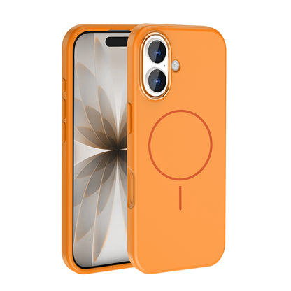 iPhone 17 Kılıf M-Safe Şarj Özellikli Metal Kamera Çerçeveli Zore Edi Silikon Kılıf