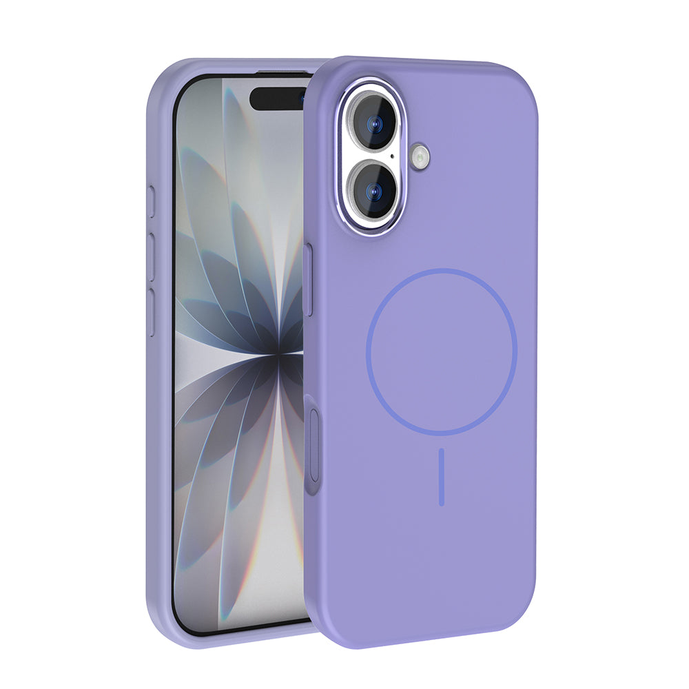 iPhone 17 Kılıf M-Safe Şarj Özellikli Metal Kamera Çerçeveli Zore Edi Silikon Kılıf