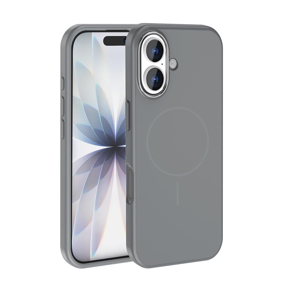iPhone 17 Kılıf M-Safe Şarj Özellikli Metal Kamera Çerçeveli Zore Edi Silikon Kılıf