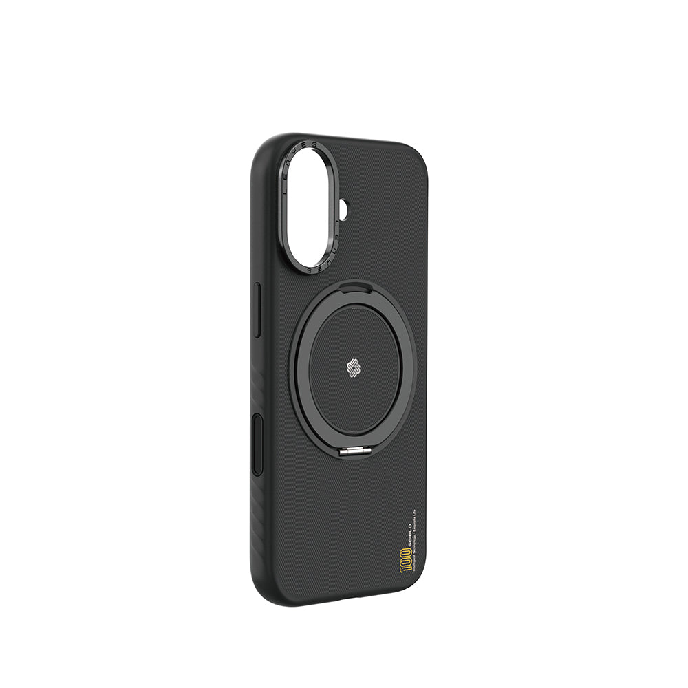 iPhone 17 Kılıf M-safe Şarj Özellikli Metal Standlı Lenyes CK225 Kılıf