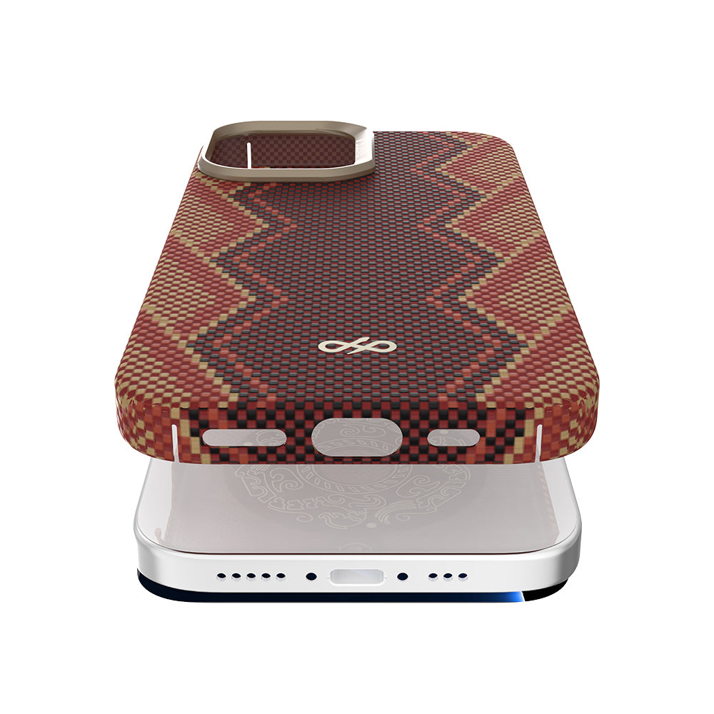 iPhone 17 Kılıf M-safe Şarj Özellikli Raptic Aramid Skin Bionic Serisi Kılıf